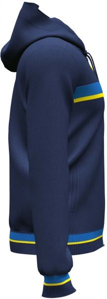 Джемпер форми збірної України 2021 Joma FED. FUTBOL UCRANIA ZIP-UP HOODIE AT102378A339 р. S темно-синій