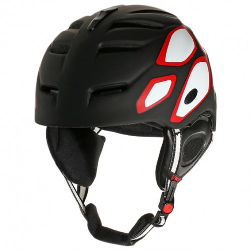 Шолом Vist HEXA HELMET NO LENS HEL5MS22 XL чорно-червоний — фото 1