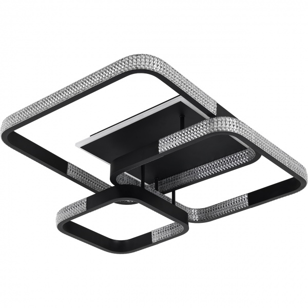 Світильник світлодіодний з пультом ДК 140 Вт чорний 3000-6000 К SCHWARZ 140 SC BK 