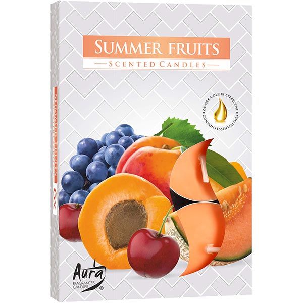 Набор свечей Летние фрукты Bispol