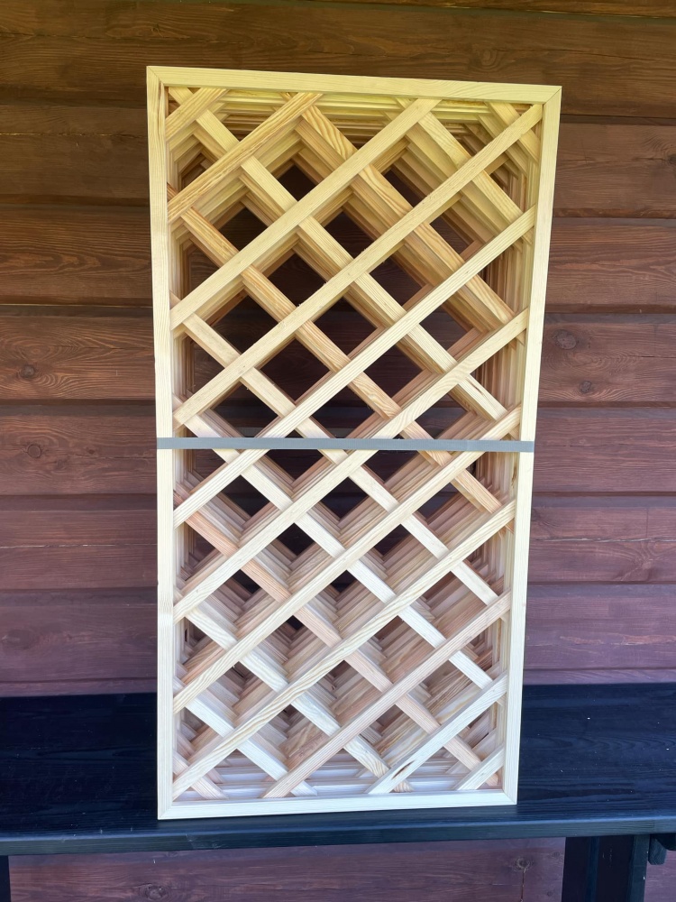 Забор декоративный Штора в рамке 520х1000 мм