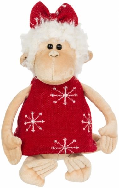 Мягкая игрушка Orange Обезьяна в красном платье 40 см 5013/25