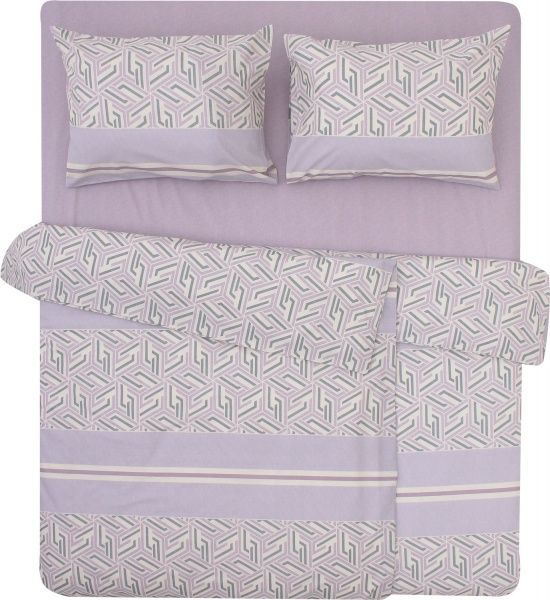 Комплект постельного белья Metrix семейный разноцветный UP! (Underprice) 