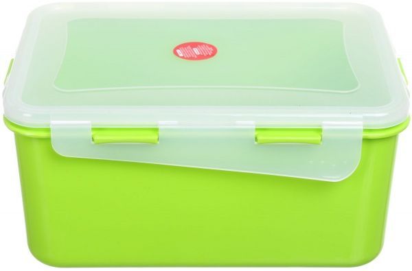 Контейнер Фиеста 2.5 л прямоугольный оливковый Алеана