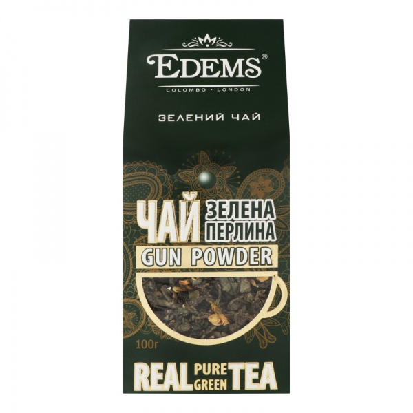 Чай зелений Edems зелена перлина 100 г 