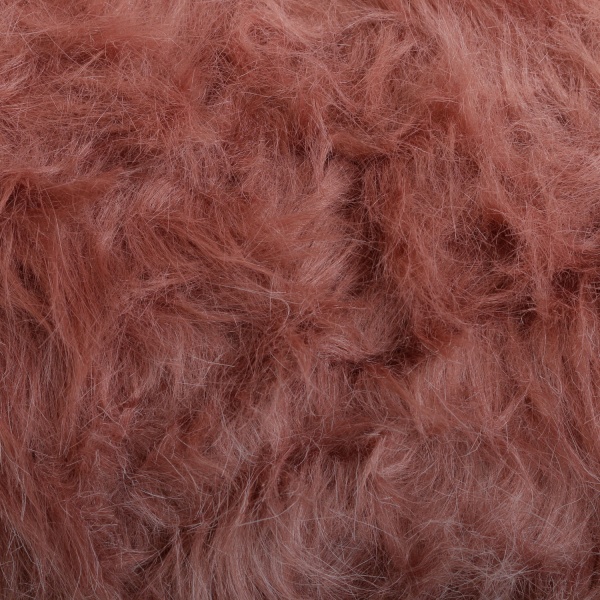 Подушка KM рожева зі штучним хутром 100% поліестер 45x45 см рожевий 