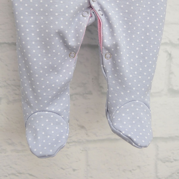 Человечек для девочки Blanka Зайчик р.74 серый 110151 