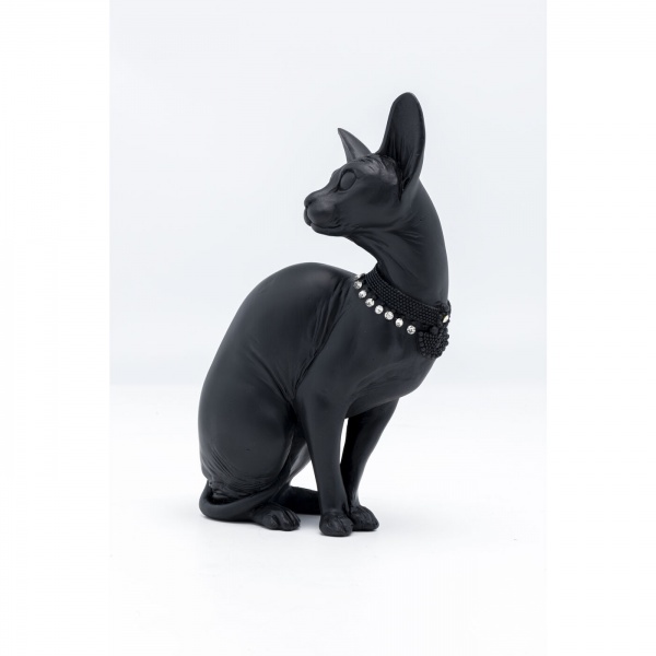 Статуетка декоративна Sitting Cat Audrey чорна 27 см KARE Design