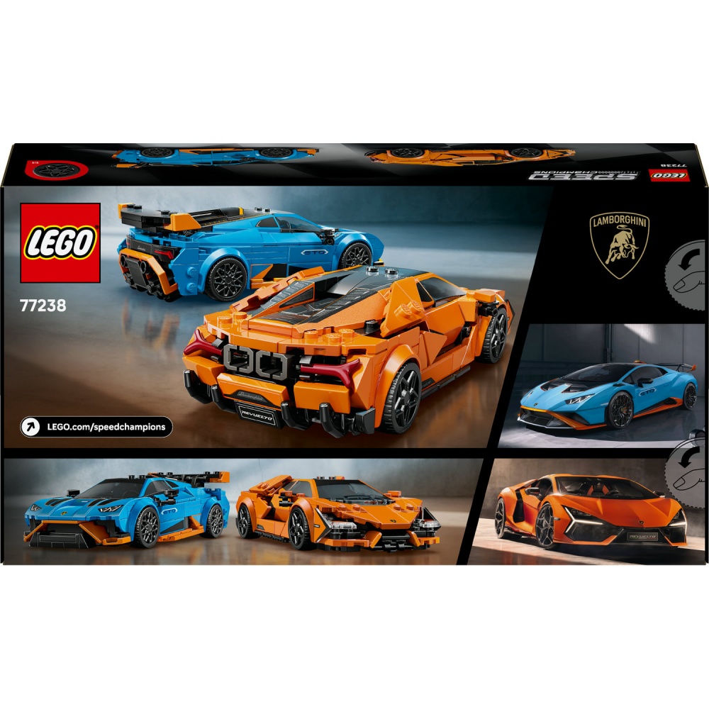 Конструктор LEGO Speed Champions Lamborghini Revuelto и Huracán STO 77238