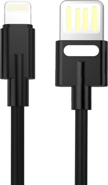 Кабель Nomi Lightning – USB 1 м черный (480527) dcpq 10i