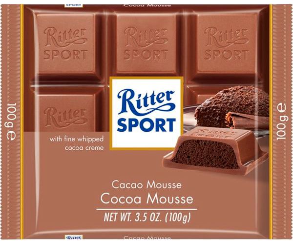 Молочный шоколад Ritter Sport молочный с начинкой какао-мусс (22292099) 100 г 