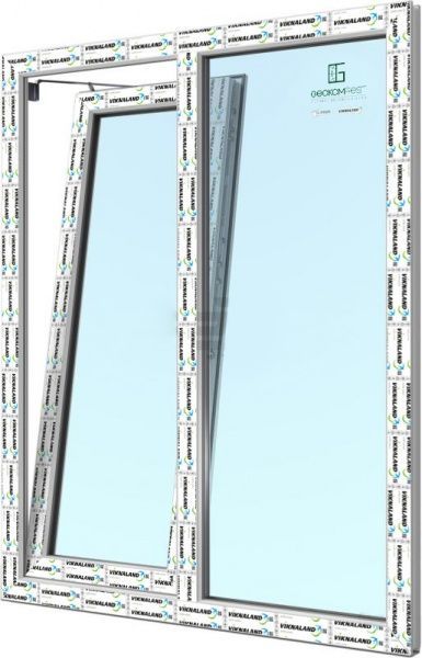 Окно поворотно-откидное VIKNALAND В 58 1310x1410 мм правое 