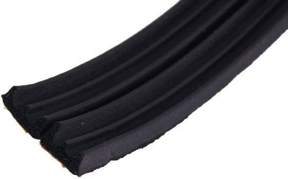Уплотнитель самоклеящийся E-образный ППЭ A.T.T. 9х4 мм двойной черный 