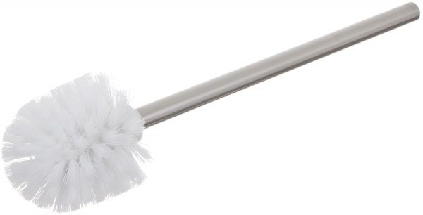 Ершик для унитаза Luna diamond белый с серой колбой