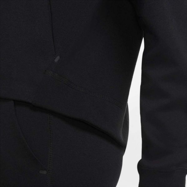 Джемпер Nike W NSW TCH FLC WR HOODIE FZ CW4298-010 р. XL черный