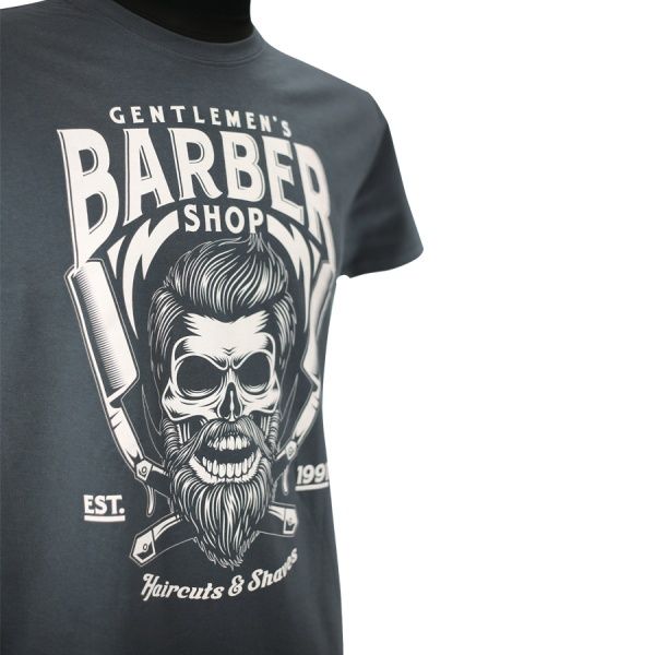 Футболка чоловіча Sol's Imperial 190 Barber Shop 11500381/99L р.L графіт