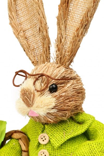 Декорация пасхальная Зайчик с морковкой
