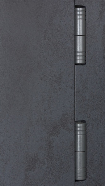 Дверь входная Булат Ультра (квадро) 535 бетон антрацит / бетон снежный 2050x950 мм левая