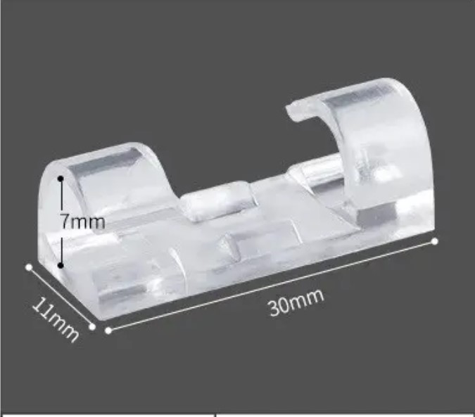 Фіксатор кабельний самоклеючий (уп - 20 шт)
