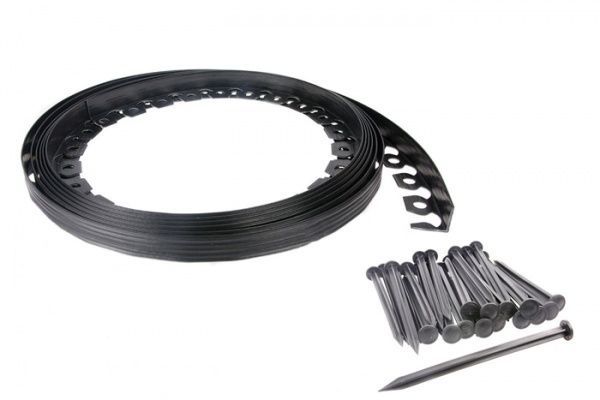 Бордюр газонный Gartec «Универсальный» (+20 кольев для фиксации)