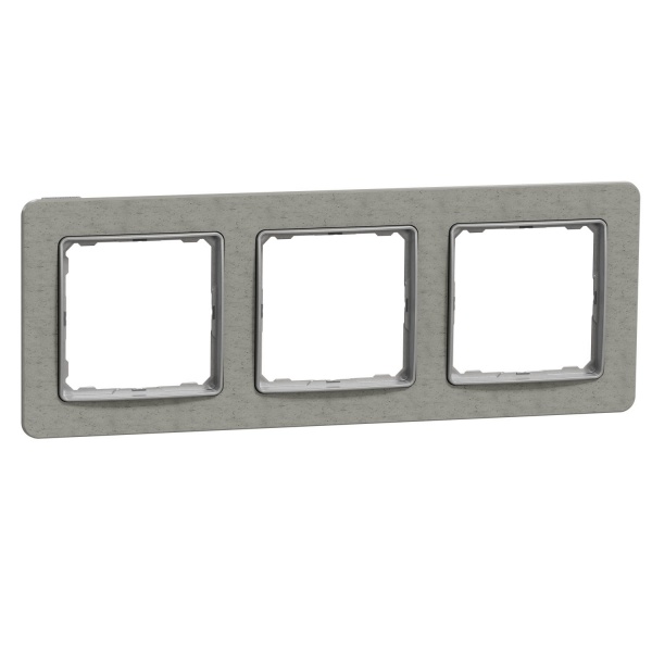Рамка трехместная Schneider Electric Sedna Elements универсальная бетон SDD390803