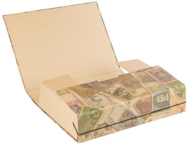 Папка-короб Валюта А4 80 мм.