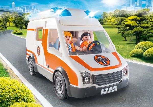 Конструктор Playmobil Швидка допомога зі світлом і звуком 70049