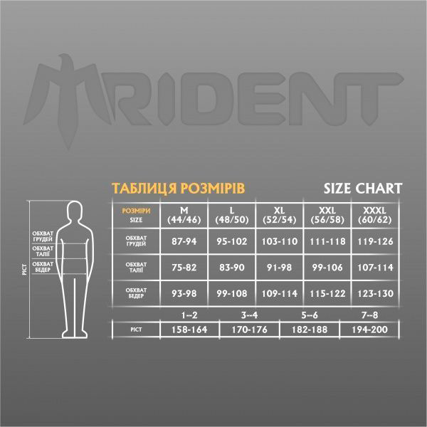 Костюм сварщика Trident молескин р. XXL рост 5-6 сине-черный