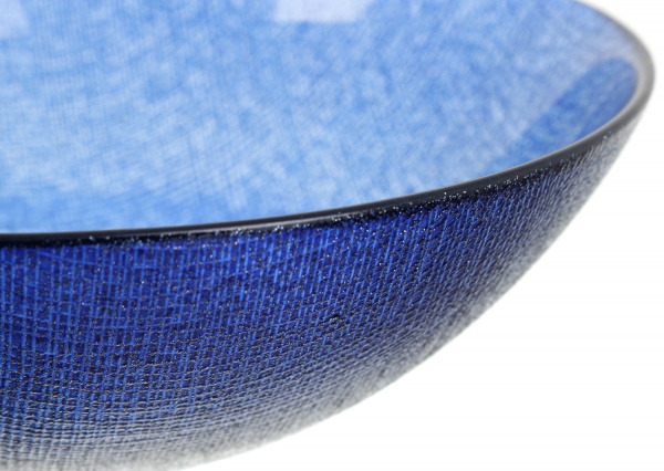 Блюдо Sis 20 см синє Dekor Cam 
