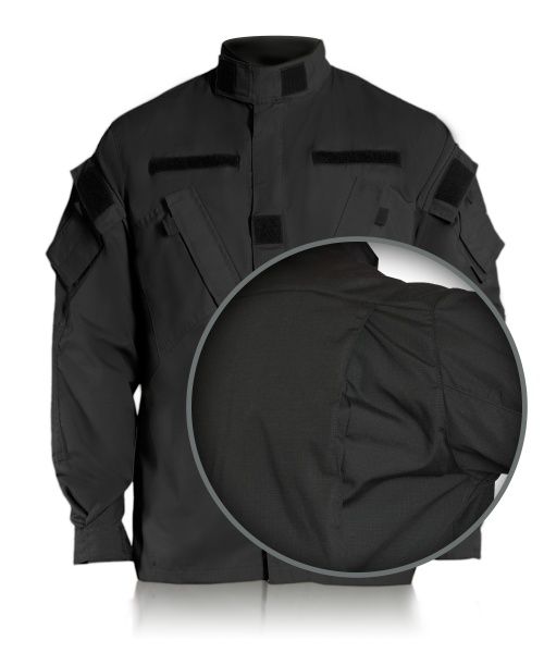 Костюм Торнадо «КОМБАТ» черный на молнии XL