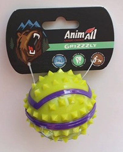 Іграшка для собак AnimAll GrizZzly 9710 м'яч з шипами S