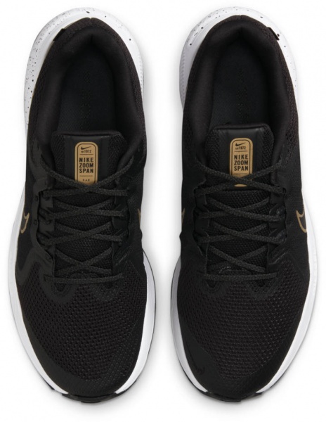 Кроссовки Nike ZOOM SPAN 4 DC8996-009 р.40 черно-золотой