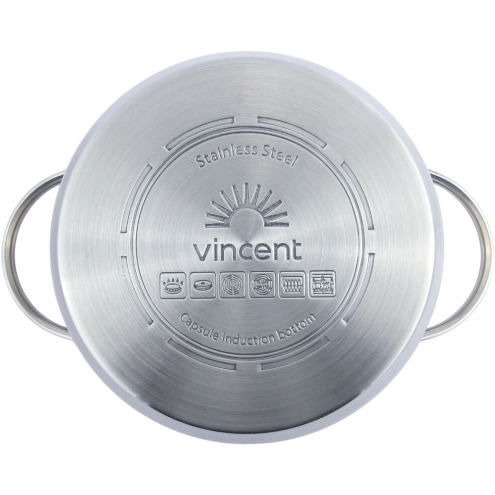 Кастрюля с крышкой Vincent 18 см 2,4 л VC-3185-18