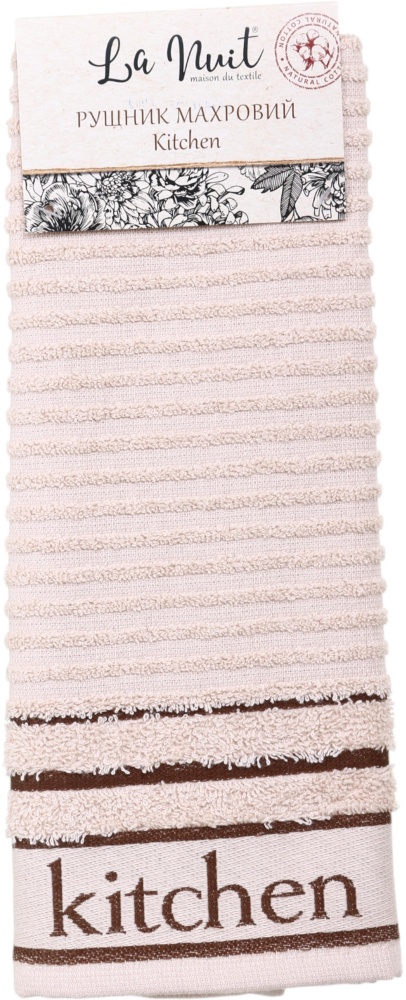 Полотенце махровое Кitchen 33x60 см светло-бежевый La Nuit