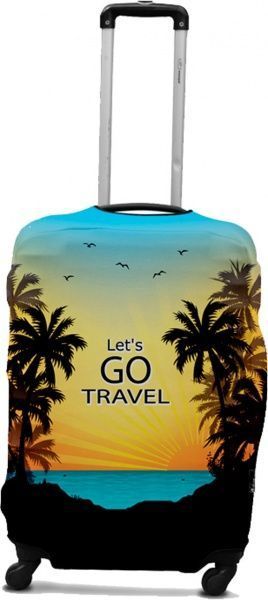 Чохол для валізи Coverbag дайвинг Lets Go 0426 L 