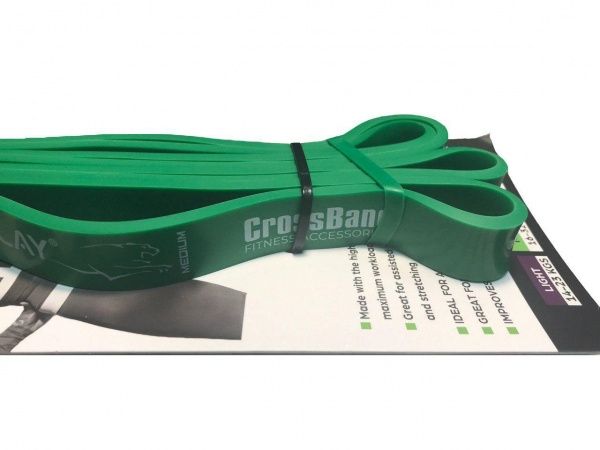 Резинка для фітнесу PowerPlay 16-32 кг зелена PP_4115_Green