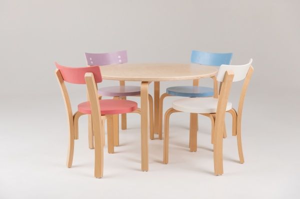 Стіл журнальний круглий бук/натуральний 700x500мм 