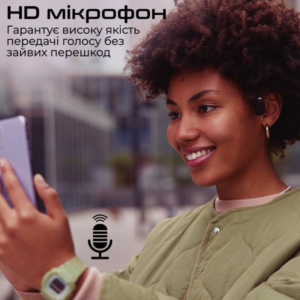 Навушники Promate Ripple black (ripple.black) 