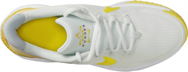 Кроссовки Nike NIKE STAR RUNNER 4 NN (GS) DX7615-101 р.38 белый