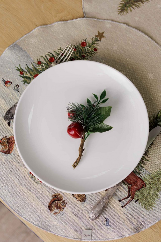 Серветка La Nuit Зимовий ліс d45