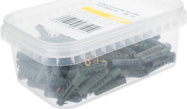 Дюбель распорный с универсальным шурупом 6x30 мм 100 шт. Expert Fix