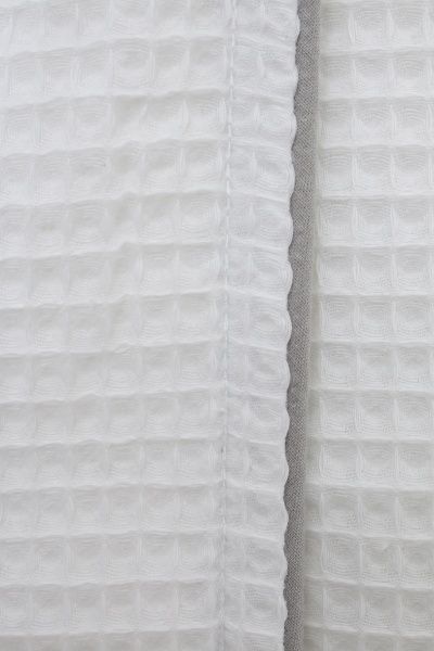 Халат вафельний Karna з кантом р. 3XL білий Aleron 