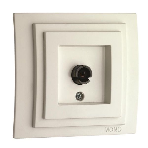 Розетка TV кінцева Mono Larissa крем 103-171705-138