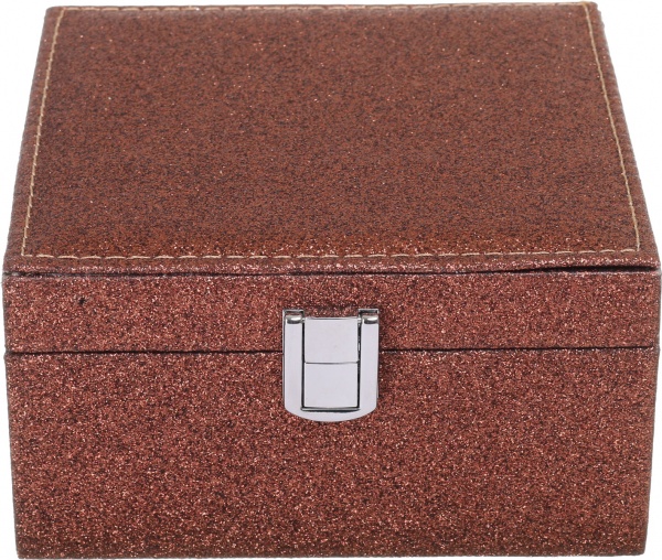 Скриня Шик 16х16х8 см коричнева