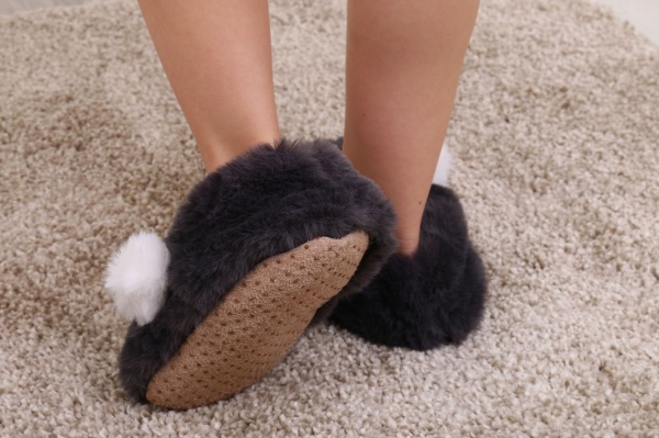 Капці дитячі унісекс Maxwin KIDS Звірята Коала р.26-28 темно-сірий 