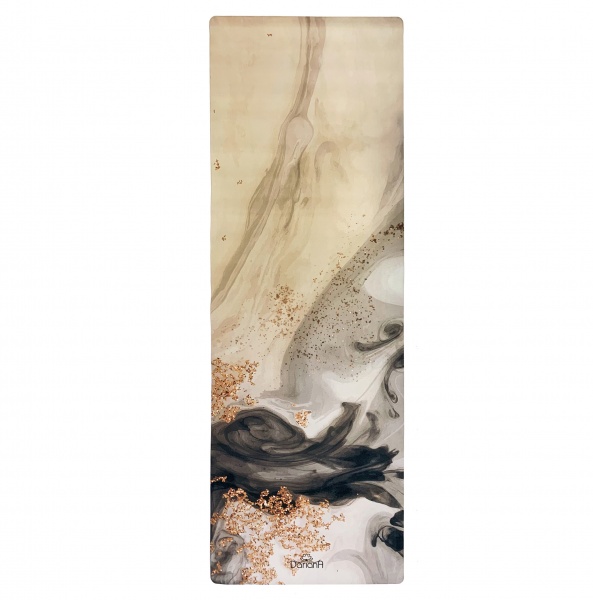 Килимок для йоги та фітнесу Dariana Сіре чорнило 183х61х0,3 см сірий