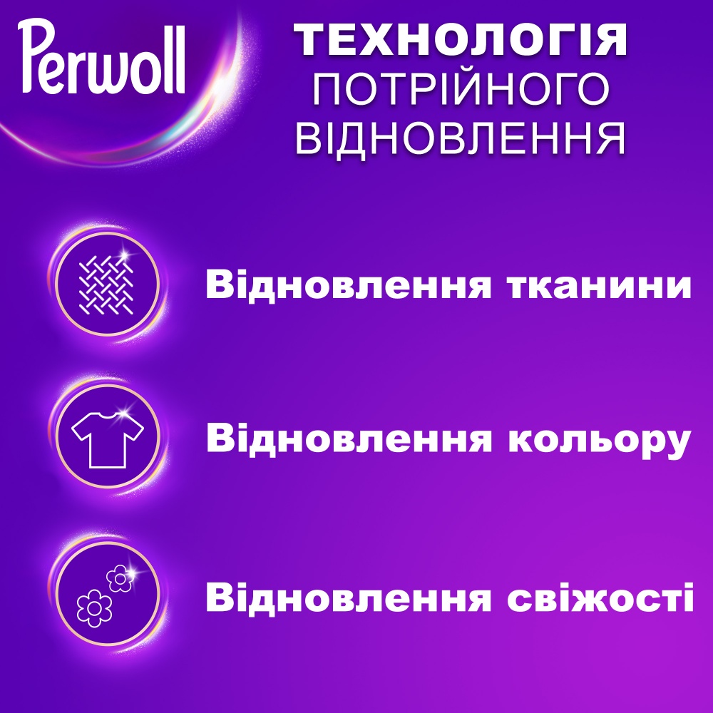 Гель для машинной и ручной стирки Perwoll для черных и темных вещей 3 л