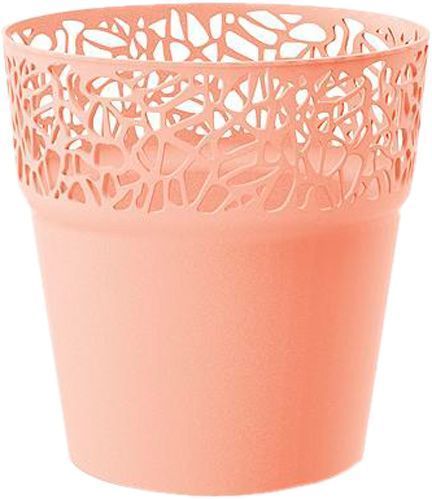 Кашпо пластикове Prosperplast Naturo круглий 1,7л трояндовий (78985-488) 