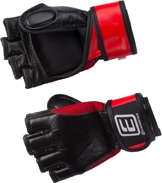 Перчатки для MMA Energetics р. M 253337 черный с красным