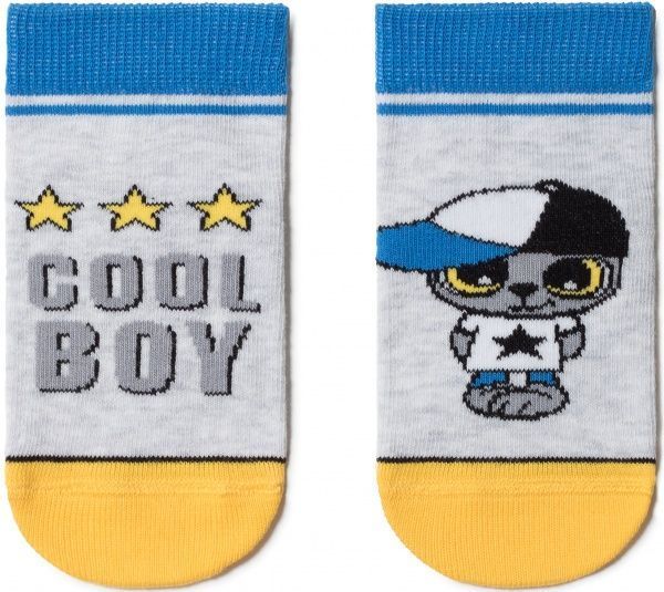 Носки детские Conte-Kids CK Веселые ножки 17С-10СП 465 р.12 светло-серый 